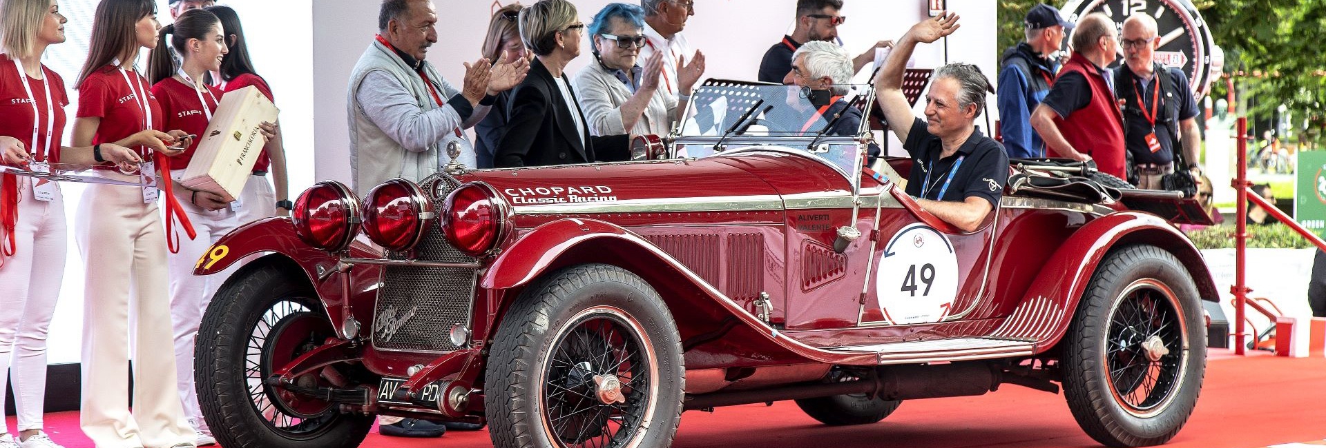 Már megint egy 1929-es Alfa Romeóval nyerték meg a Mille Migliát