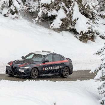 Az Alfa Romeo csúcsmodellje is bekerült a Carabinieri flottájába