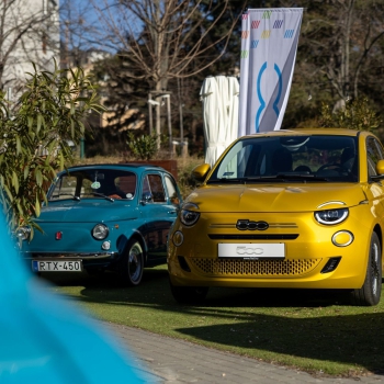 Magyarországon is bemutatkozott a Fiat 500 hybrid